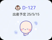 妊娠中のウィジェット