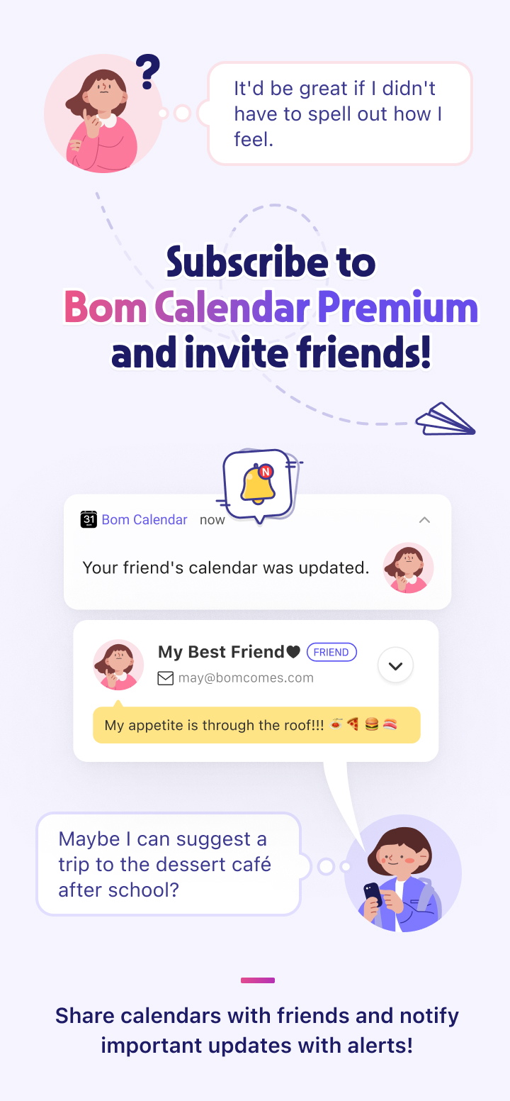 Calendar sharing guide, step 1