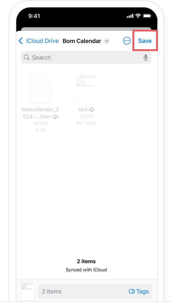 iOS data backup, step 4